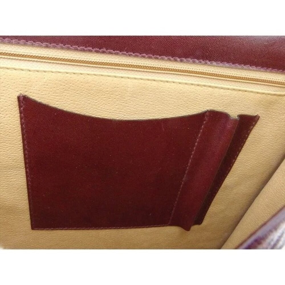 BALLY Business bag Bordeaux gold Women Authentic secondhand - Picture 5 of 7